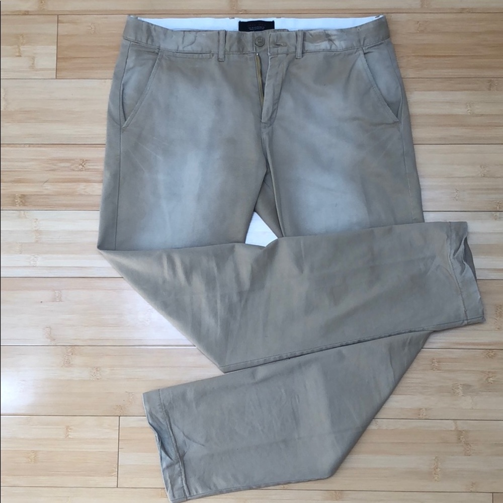 Zara Man Khaki Pants 34W x 34L